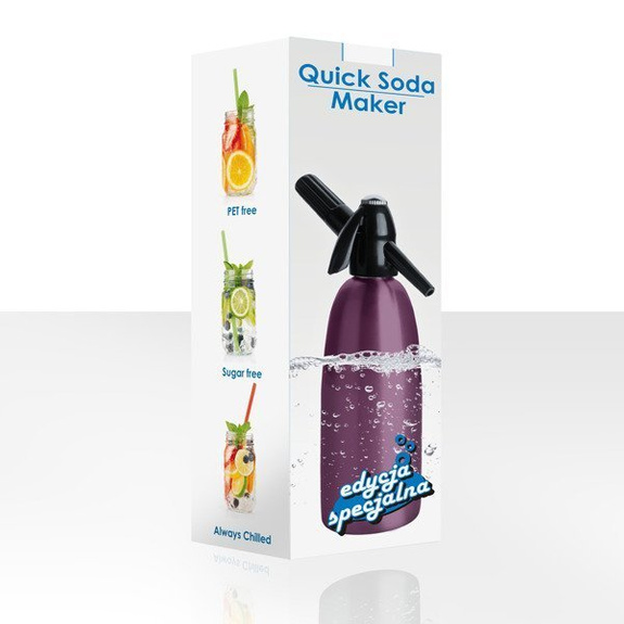 SATURATOR DO WODY QUICK SODA MAKER "Edycja Specjalna" fioletowy