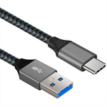 KABEL PRZEWÓD ADAPTER USB-C męski - USB 3.1 męski QC3.0 15W 3A OPLOT 2M